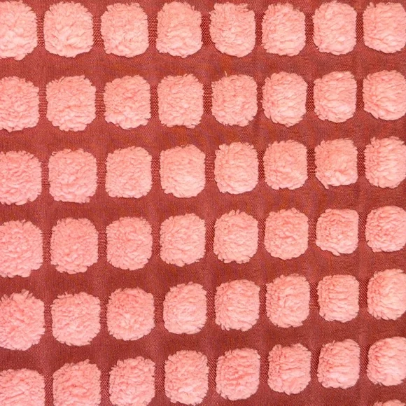 IKEA Textured Pom Pom Pillow Cover Dusty Pink 20x20 Decorative Cover set(3) - Picture 5 of 9